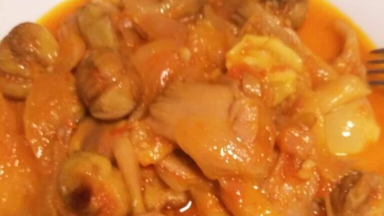 στιφαδο vegan, στιφαδο μανιταρια, στιφαδο καστανο