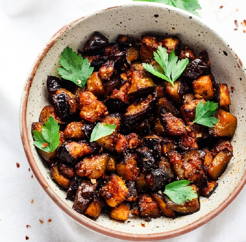 Γλυκές Μελιτζάνες στο Air Fryer